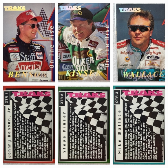 1995 Traks On The Rise Subset - NASCAR - Picture 2 of 9